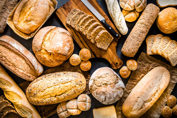 Assortment of fresh breads